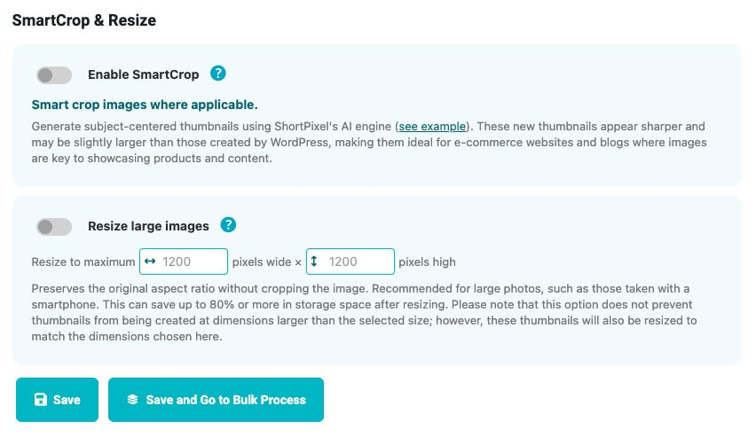 WordPress Image Optimization Settings - 3
